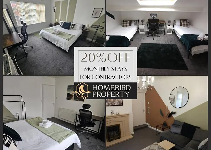 Holiday home 5 Bedroom House By Homebird Management Short Lets & Serviced With Free Parking & Garden Leeds (West Yorkshire)